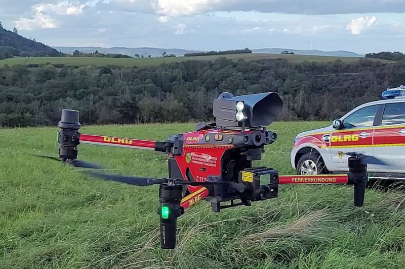 S1.05 Einsatz Drohne bei Personensuche in Herschwiesen am 07.09.2024 (Symbolfoto)